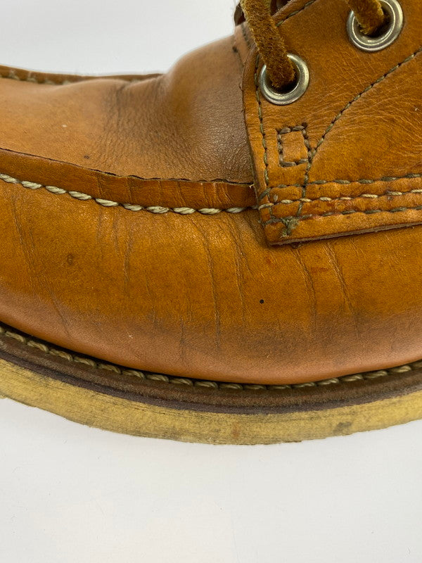 【中古品】【メンズ】 RED WING レッドウィング IRISH SETTER CLASSIC WORK 8 MOC‐TOE 9877 アイリッシュ セッター クラシック ワーク ブーツ 靴 164-251106-jt-03-min サイズ：US 9 27.0cm カラー：キャメル 万代Net店