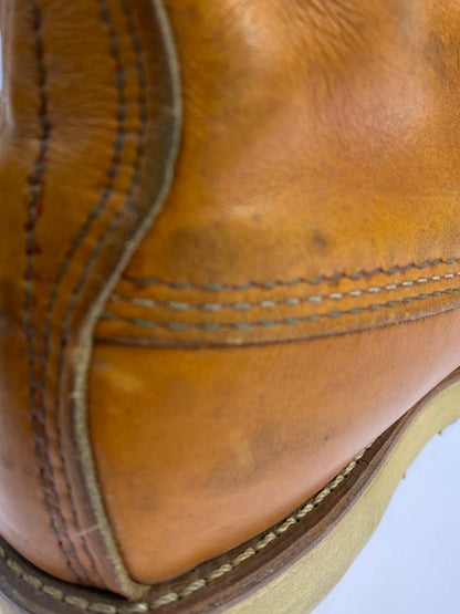 【中古品】【メンズ】 RED WING レッドウィング IRISH SETTER CLASSIC WORK 8 MOC‐TOE 9877 アイリッシュ セッター クラシック ワーク ブーツ 靴 164-251106-jt-03-min サイズ：US 9 27.0cm カラー：キャメル 万代Net店