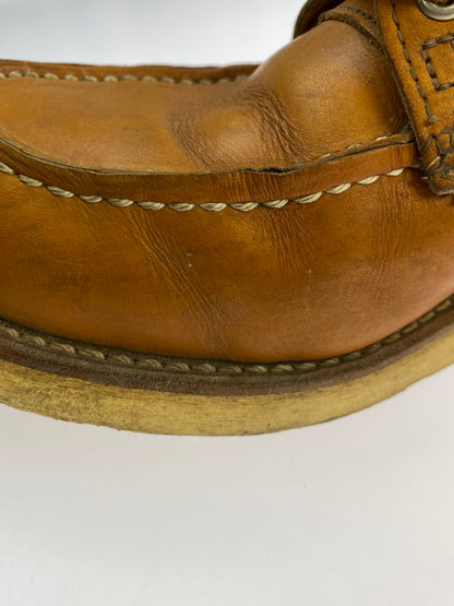 【中古品】【メンズ】 RED WING レッドウィング IRISH SETTER CLASSIC WORK 8 MOC‐TOE 9877 アイリッシュ セッター クラシック ワーク ブーツ 靴 164-251106-jt-03-min サイズ：US 9 27.0cm カラー：キャメル 万代Net店