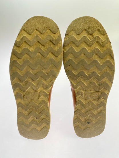 【中古品】【メンズ】 RED WING レッドウィング IRISH SETTER CLASSIC WORK 8 MOC‐TOE 9877 アイリッシュ セッター クラシック ワーク ブーツ 靴 164-251106-jt-03-min サイズ：US 9 27.0cm カラー：キャメル 万代Net店