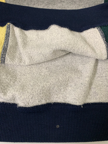 【中古品】【メンズ】 BILL BLASS ビル・ブラス 90S LS POLO SHIRT 長袖 ロングスリーブ ポロシャツ ヴィンテージ 146-260718-AS-12-min サイズ：L カラー：グレー/ネイビー 万代Net店