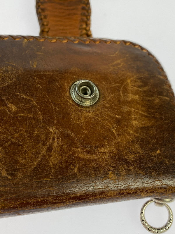 【現状渡し品】【メンズ】 SAAD サード LONG LEATHER WALLET ロング レザー ウォレット 長財布 200-251112-jt-16-min カラー：ブラウン 万代Net店