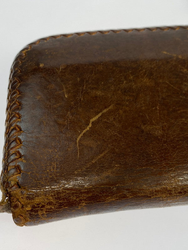 【現状渡し品】【メンズ】 SAAD サード LONG LEATHER WALLET ロング レザー ウォレット 長財布 200-251112-jt-16-min カラー：ブラウン 万代Net店