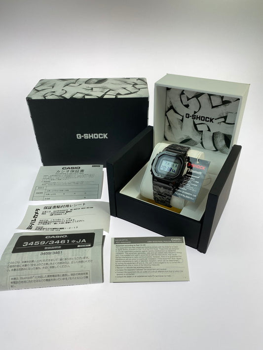 【中古美品】【メンズ】 G-SHOCK ジーショック GMW-B5000EH-1JR ×ERIC HAZE 40TH ANNIVERSARY 5000SERIES 腕時計 196-251108-AS-31-min カラー：ブラック 万代Net店