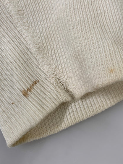 【現状渡し品】【メンズ】 MAYO SPRUCE メイヨー スプルース 50's 前V SET IN SLEEVE SWEATSHIRT VINTAGE 50年代 前V セットインスリーブ スウェットシャツ トップス トレーナー ヴィンテージ 146-251030-kk-10-min サイズ：M カラー：ホワイト 万代Net店