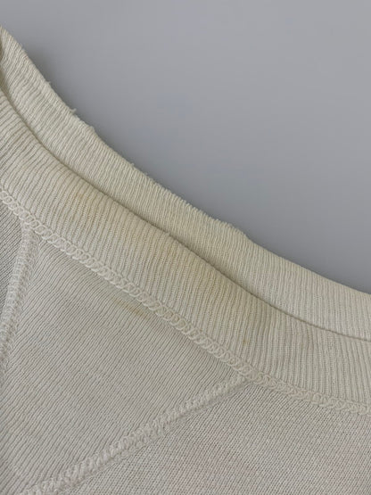 【現状渡し品】【メンズ】 MAYO SPRUCE メイヨー スプルース 50's 前V SET IN SLEEVE SWEATSHIRT VINTAGE 50年代 前V セットインスリーブ スウェットシャツ トップス トレーナー ヴィンテージ 146-251030-kk-10-min サイズ：M カラー：ホワイト 万代Net店