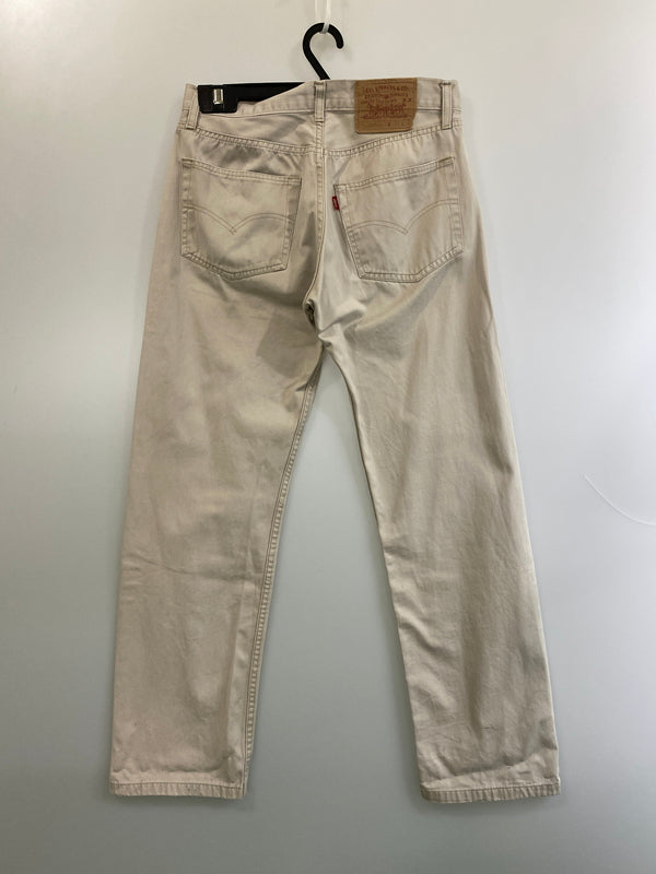 【中古品】【メンズ】 LEVI'S リーバイス 90S USA製 501xx BEIGE PANTS 90年代 アメリカ製 ベージュパンツ ボトムス ヴィンテージ 157-260724-hu-29-min カラー：ベージュ系 万代Net店