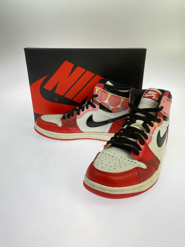 【中古品】【メンズ】 NIKE ナイキ ×SPIDER-MAN スパイダーマン AIR JORDAN 1 HIGH RETRO OG SP エアージョーダン1 レトロ ハイ オージー スペシャル DV1748-601 スニーカー 靴 160-251030-jt-01-min サイズ：US 8 26.0cm カラー：UNIVERCITYRED/BLACK/ 万代Net店