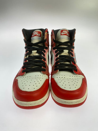 【中古品】【メンズ】 NIKE ナイキ ×SPIDER-MAN スパイダーマン AIR JORDAN 1 HIGH RETRO OG SP エアージョーダン1 レトロ ハイ オージー スペシャル DV1748-601 スニーカー 靴 160-251030-jt-01-min サイズ：US 8 26.0cm カラー：UNIVERCITYRED/BLACK/ 万代Net店