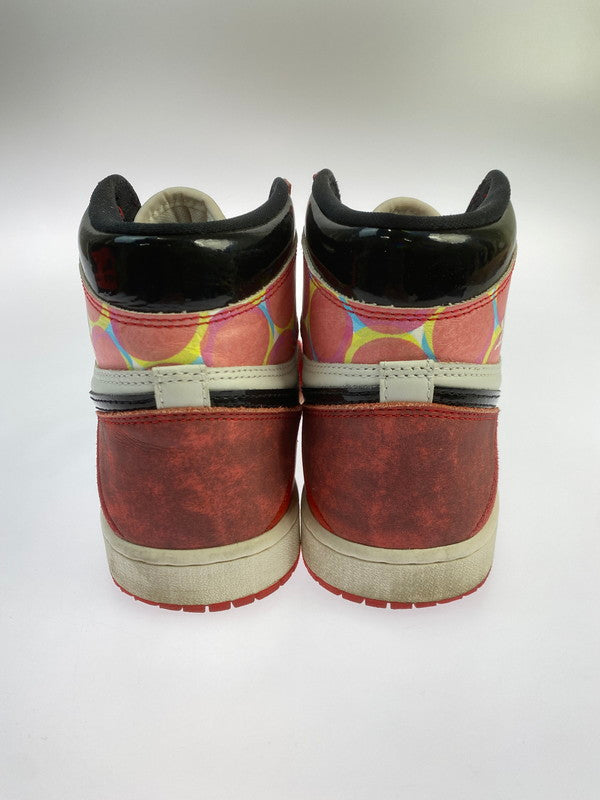 【中古品】【メンズ】 NIKE ナイキ ×SPIDER-MAN スパイダーマン AIR JORDAN 1 HIGH RETRO OG SP エアージョーダン1 レトロ ハイ オージー スペシャル DV1748-601 スニーカー 靴 160-251030-jt-01-min サイズ：US 8 26.0cm カラー：UNIVERCITYRED/BLACK/ 万代Net店