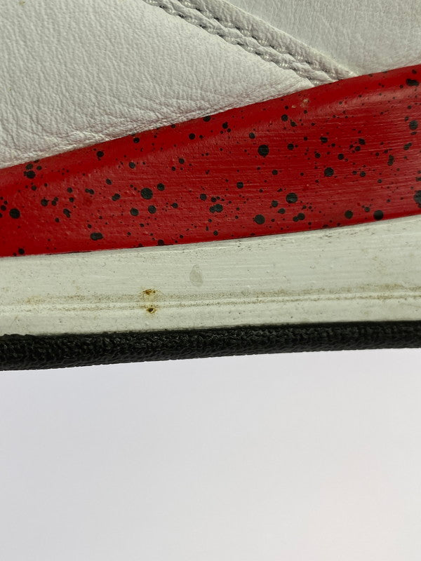 【中古品】【メンズ】 NIKE ナイキ AIR JORDAN 4 RETRO RED CEMENT DH6927-161 エアージョーダン4 レトロ レッド セメント スニーカー 靴 160-251030-jt-04-min サイズ：US 8 26.0cm カラー：WHITE/FIRE-RED－BLACK 万代Net店