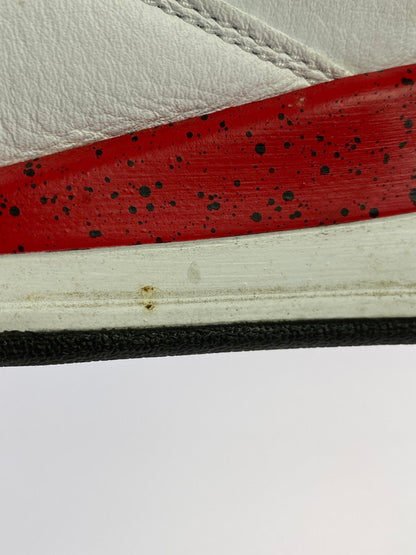 【中古品】【メンズ】 NIKE ナイキ AIR JORDAN 4 RETRO RED CEMENT DH6927-161 エアージョーダン4 レトロ レッド セメント スニーカー 靴 160-251030-jt-04-min サイズ：US 8 26.0cm カラー：WHITE/FIRE-RED－BLACK 万代Net店