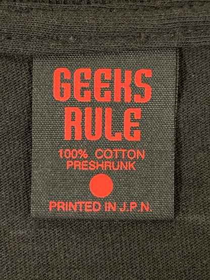 【中古品】【メンズ】 Production I.G プロダクション・アイジー × GEEKS RULE ギークスルール 別注 コラボ JIN-ROH PRINT TEE 人狼 プリント Tシャツ 半袖 トップス 142-251106-kk-57-min サイズ：XL カラー：ブラック 万代Net店