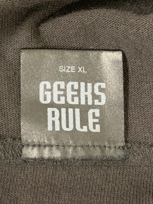 【中古品】【メンズ】 Production I.G プロダクション・アイジー × GEEKS RULE ギークスルール 別注 コラボ JIN-ROH PRINT TEE 人狼 プリント Tシャツ 半袖 トップス 142-251106-kk-57-min サイズ：XL カラー：ブラック 万代Net店