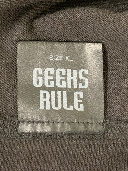 【中古品】【メンズ】 Production I.G プロダクション・アイジー × GEEKS RULE ギークスルール 別注 コラボ JIN-ROH PRINT TEE 人狼 プリント Tシャツ 半袖 トップス 142-251106-kk-57-min サイズ：XL カラー：ブラック 万代Net店