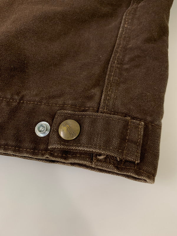 【中古品】【メンズ】 Carhartt カーハート DETROIT JACEKT J97DKB デトロイトジャケット アウター 146-251030-kk-07-min サイズ：L カラー：ダークブラウン 万代Net店