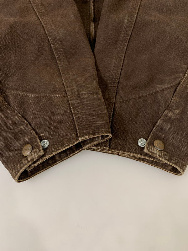 【中古品】【メンズ】 Carhartt カーハート DETROIT JACEKT J97DKB デトロイトジャケット アウター 146-251030-kk-07-min サイズ：L カラー：ダークブラウン 万代Net店
