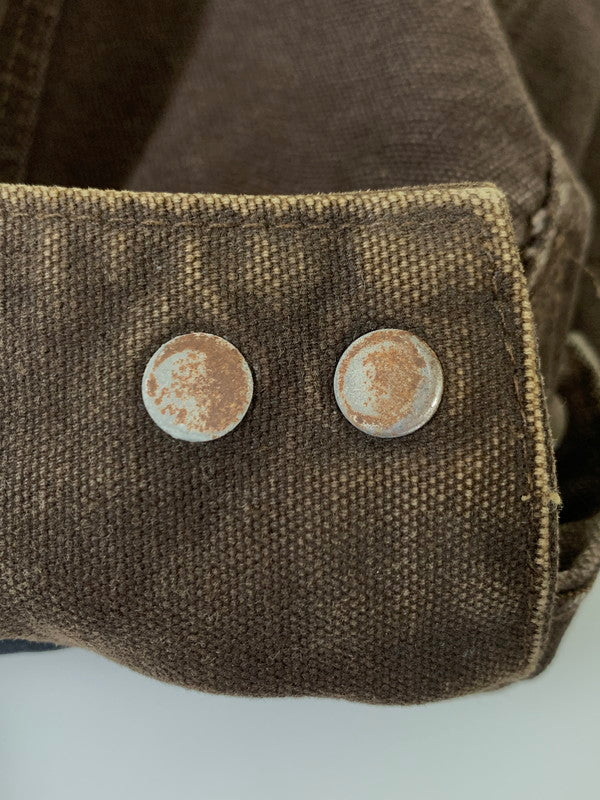 【中古品】【メンズ】 Carhartt カーハート DETROIT JACEKT J97DKB デトロイトジャケット アウター 146-251030-kk-07-min サイズ：L カラー：ダークブラウン 万代Net店