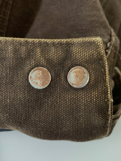 【中古品】【メンズ】 Carhartt カーハート DETROIT JACEKT J97DKB デトロイトジャケット アウター 146-251030-kk-07-min サイズ：L カラー：ダークブラウン 万代Net店