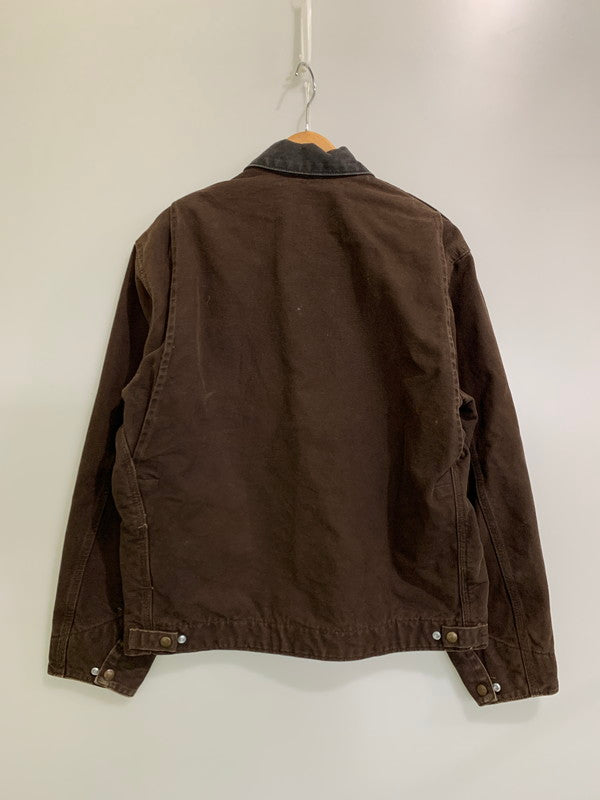 【中古品】【メンズ】 Carhartt カーハート DETROIT JACEKT J97DKB デトロイトジャケット アウター 146-251030-kk-07-min サイズ：L カラー：ダークブラウン 万代Net店