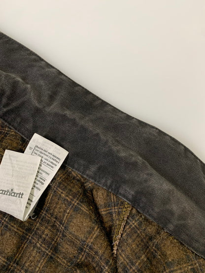 【中古品】【メンズ】 Carhartt カーハート DETROIT JACEKT J97DKB デトロイトジャケット アウター 146-251030-kk-07-min サイズ：L カラー：ダークブラウン 万代Net店