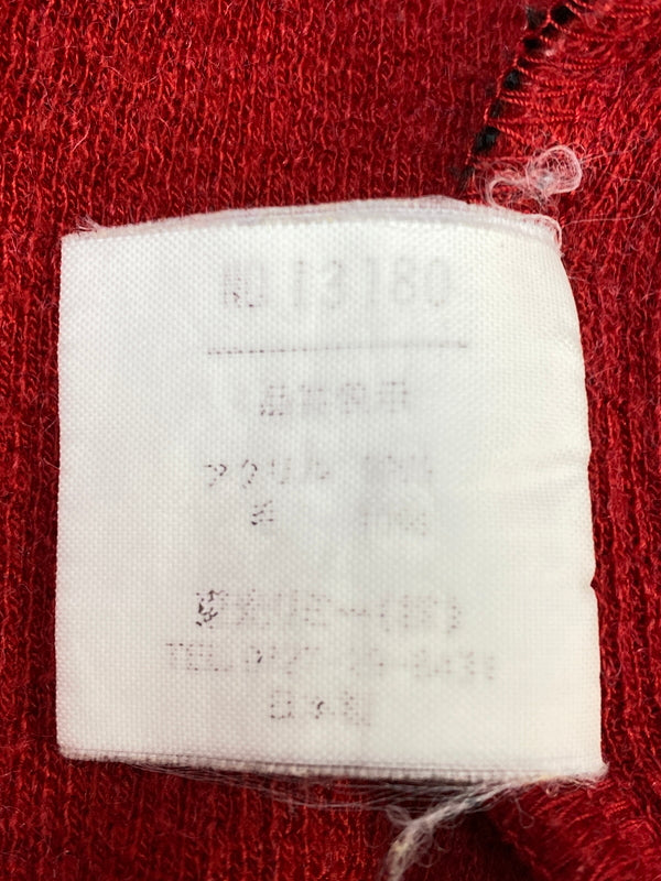 【中古品】【メンズ】 DOLCE MARGARITA ドルチェ・マルガリータ HALF ZIP FLEECE ハーフジップ フリース スウェット 146-260813-ta-03-min サイズ：LL カラー：レッド 万代Net店