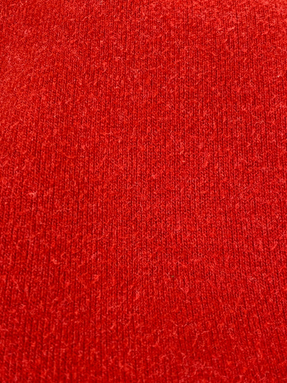 【中古品】【メンズ】 DOLCE MARGARITA ドルチェ・マルガリータ HALF ZIP FLEECE ハーフジップ フリース スウェット 146-260813-ta-03-min サイズ：LL カラー：レッド 万代Net店