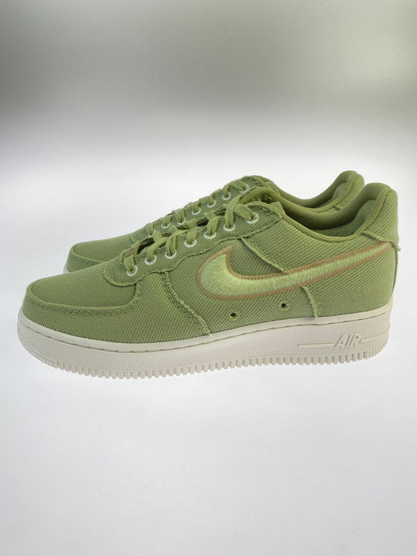 【中古美品】【メンズ】 NIKE ナイキ AIR FORCE 1 LOW CANVAS HV1204-300 エアフォース1 ロー キャンバス スニーカー 靴 160-251030-jt-05-min サイズ：US 8.5 26.5cm カラー：DUSTY OLIVE/OLIVE AURA-HENP 万代Net店