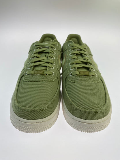 【中古美品】【メンズ】 NIKE ナイキ AIR FORCE 1 LOW CANVAS HV1204-300 エアフォース1 ロー キャンバス スニーカー 靴 160-251030-jt-05-min サイズ：US 8.5 26.5cm カラー：DUSTY OLIVE/OLIVE AURA-HENP 万代Net店