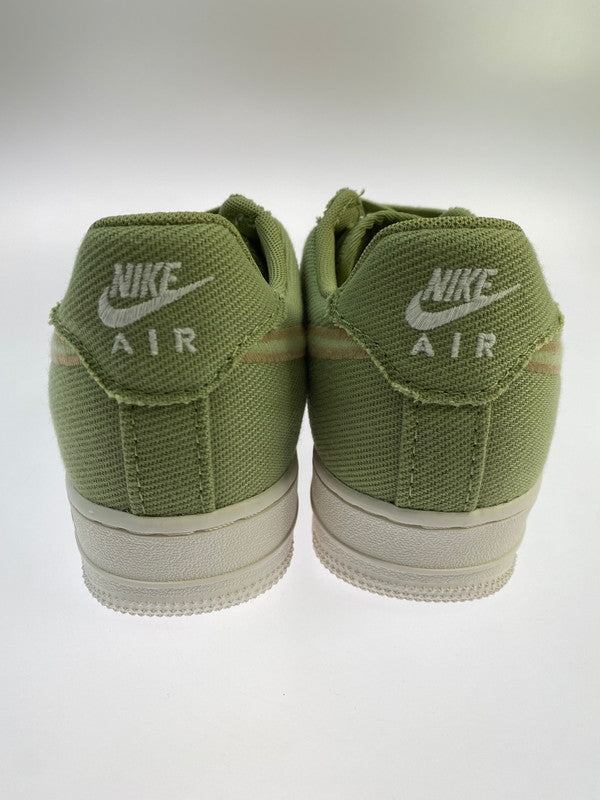 【中古美品】【メンズ】 NIKE ナイキ AIR FORCE 1 LOW CANVAS HV1204-300 エアフォース1 ロー キャンバス スニーカー 靴 160-251030-jt-05-min サイズ：US 8.5 26.5cm カラー：DUSTY OLIVE/OLIVE AURA-HENP 万代Net店