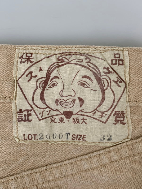 【中古品】【メンズ】 EVISU エヴィス TAPERED PANTS 2000T テーパードパンツ ボトムス 156-251030-kk-12-min サイズ：32 カラー：ベージュ 万代Net店