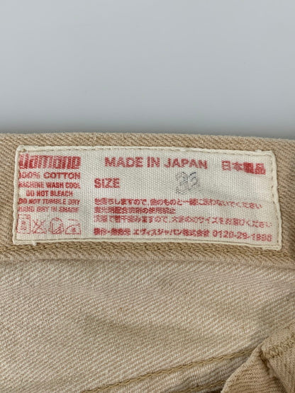 【中古品】【メンズ】 EVISU エヴィス TAPERED PANTS 2000T テーパードパンツ ボトムス 156-251030-kk-12-min サイズ：32 カラー：ベージュ 万代Net店