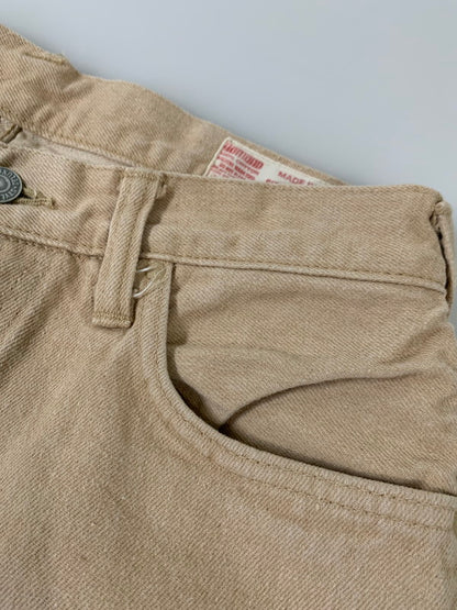 【中古品】【メンズ】 EVISU エヴィス TAPERED PANTS 2000T テーパードパンツ ボトムス 156-251030-kk-12-min サイズ：32 カラー：ベージュ 万代Net店