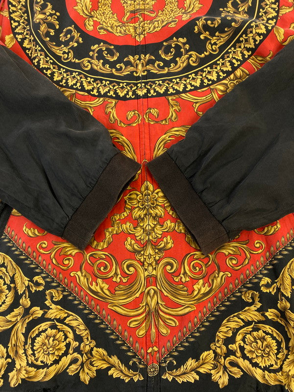 【中古品】【メンズ】 DIANE GILMAN ダイアン・ギルマン SCARF PATTERN JACKET 146-260110-zi-23-min サイズ：不明 カラー：ブラック/レッド系 万代Net店