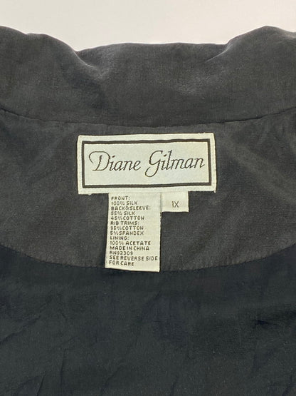 【中古品】【メンズ】 DIANE GILMAN ダイアン・ギルマン SCARF PATTERN JACKET 146-260110-zi-23-min サイズ：不明 カラー：ブラック/レッド系 万代Net店