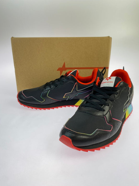 【中古美品】【メンズ】 W6YZ ウィズ JET-M SNEAKER ジェットエム スニーカー 靴 ローカット 162-251030-kk-65-min カラー：BLACK 万代Net店