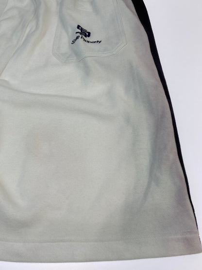 【現状渡し品】【メンズ】 STATE PROPERTY ステイト プロパティ SWEAT HALF PANTS スウェットハーフパンツ 157-260104-zi-38-min サイズ：XXL カラー：ホワイト/ブラック 万代Net店