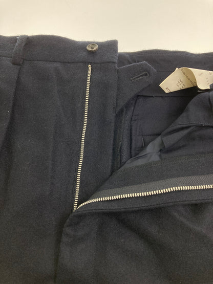 【中古品】【メンズ】 COMME des GARCONS HOMME コムデギャルソンオム HD-P035 2 TUCK PANT タックパンツ ボトムス ウール 151-251101-AS-19-min サイズ：M カラー：ネイビー 万代Net店