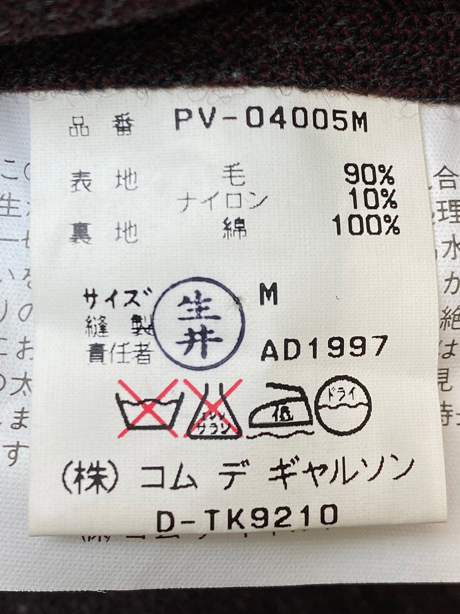 【現状渡し品】【メンズ】 COMME des GARCONS コムデギャルソン PV-04005M 90S WOOL VEST ウールベスト 140-251102-zi-05-min サイズ：M 万代Net店