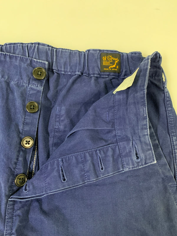 【中古品】【メンズ】 OR SLOW オアスロウ WORK PANTS NAVY ワークパンツ ネイビー メンズ ボトムス 155-260704-hu-30-min サイズ：2 カラー：ネイビー系 万代Net店