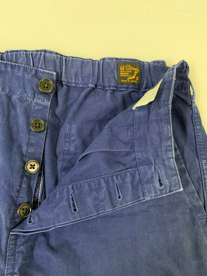 【中古品】【メンズ】 OR SLOW オアスロウ WORK PANTS NAVY ワークパンツ ネイビー メンズ ボトムス 155-260704-hu-30-min サイズ：2 カラー：ネイビー系 万代Net店