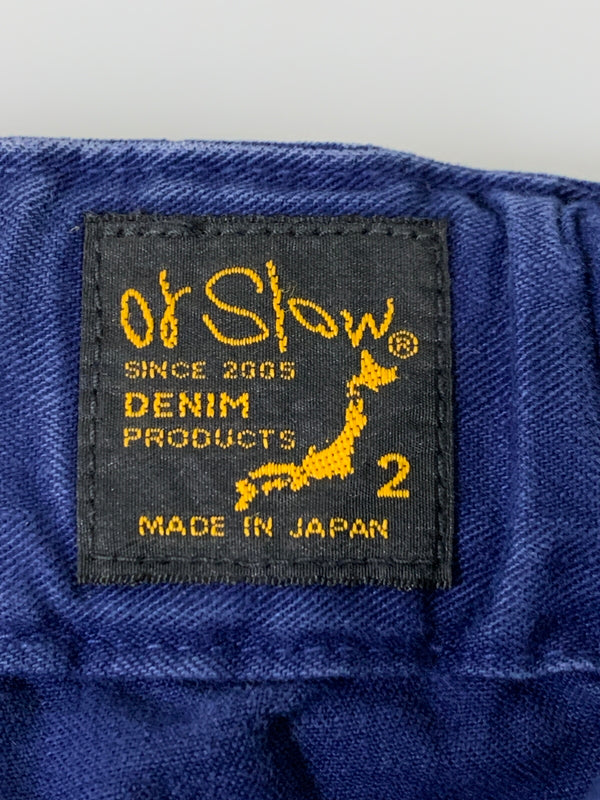 【中古品】【メンズ】 OR SLOW オアスロウ WORK PANTS NAVY ワークパンツ ネイビー メンズ ボトムス 155-260704-hu-30-min サイズ：2 カラー：ネイビー系 万代Net店