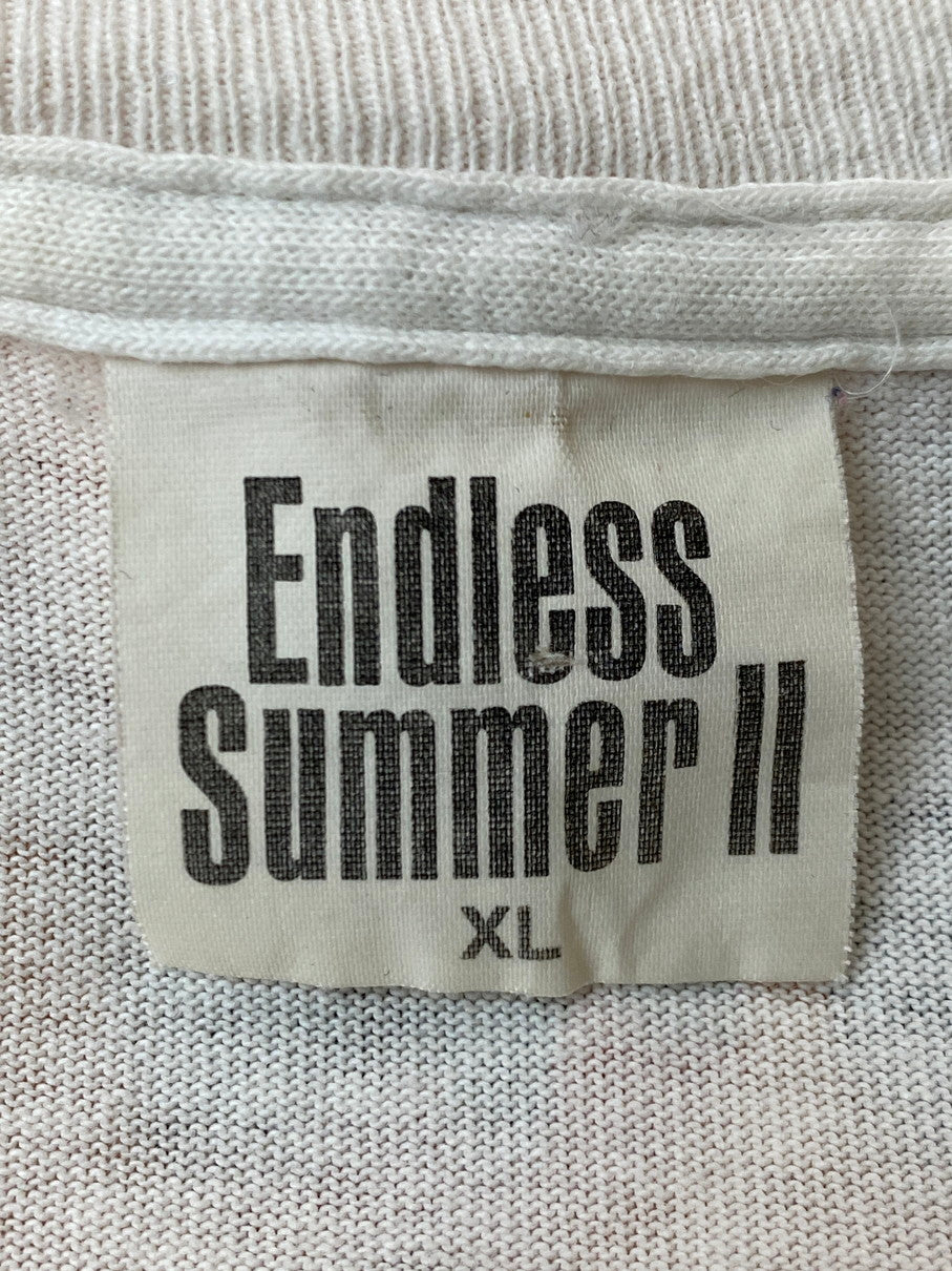 【現状渡し品】【メンズ】 ENDLESS SUMMER 2 エンドレスサマー2 90's S/S PRINT TEE(1993) 90年代 ショートスリーブ プリント Tシャツ 半袖 トップス 146-251106-kk-76-min サイズ：XL カラー：ホワイト 万代Net店