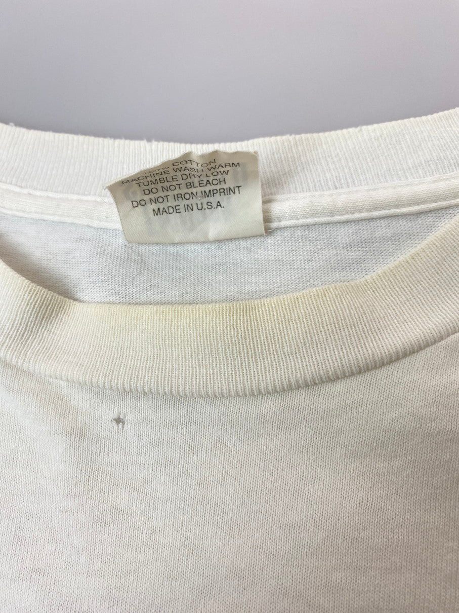 【現状渡し品】【メンズ】 ENDLESS SUMMER 2 エンドレスサマー2 90's S/S PRINT TEE(1993) 90年代 ショートスリーブ プリント Tシャツ 半袖 トップス 146-251106-kk-76-min サイズ：XL カラー：ホワイト 万代Net店