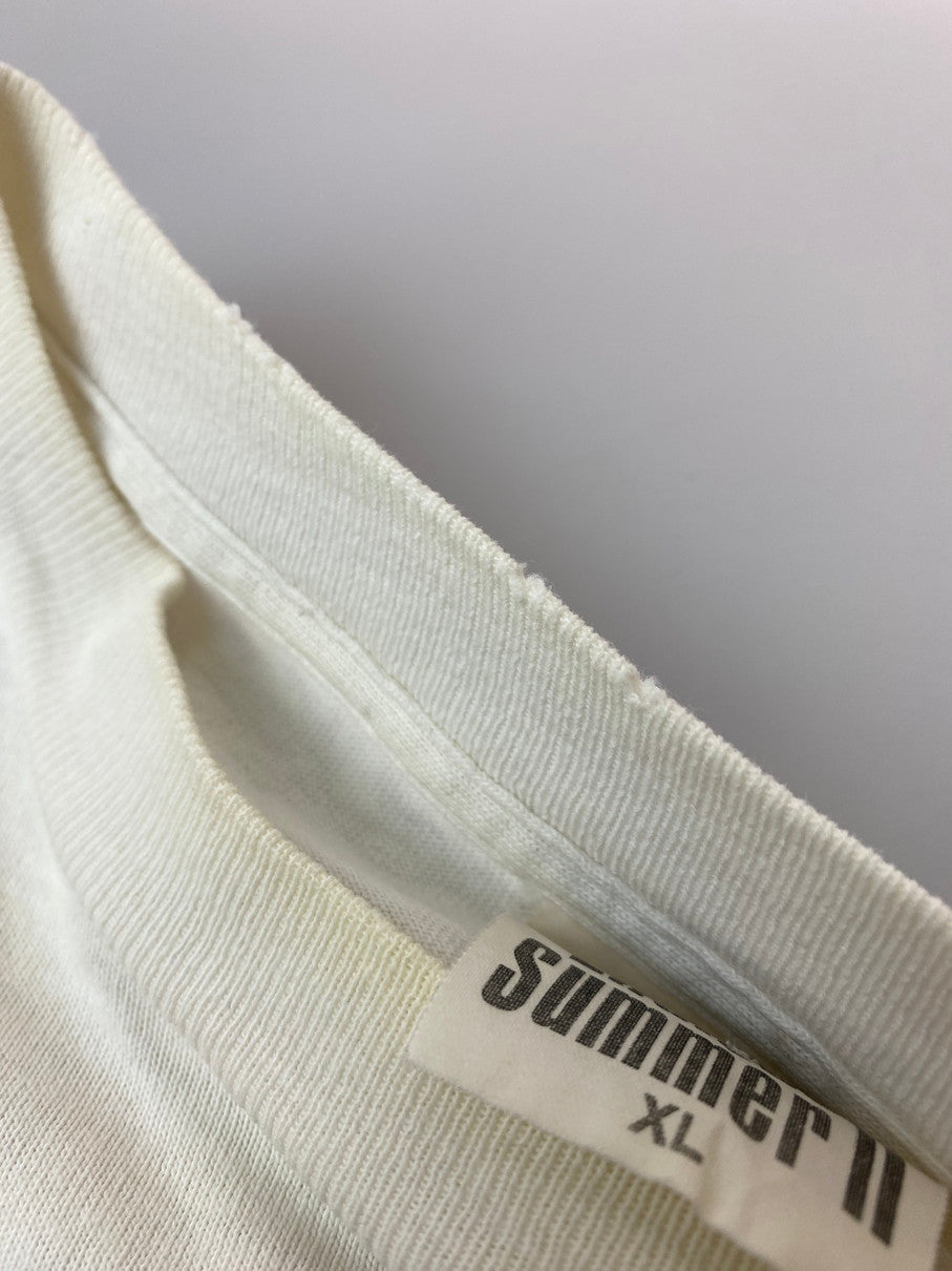 【現状渡し品】【メンズ】 ENDLESS SUMMER 2 エンドレスサマー2 90's S/S PRINT TEE(1993) 90年代 ショートスリーブ プリント Tシャツ 半袖 トップス 146-251106-kk-76-min サイズ：XL カラー：ホワイト 万代Net店