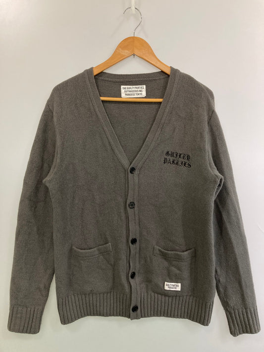 【中古品】【メンズ】 WACKO MARIA ワコマリア 20FW WOOL CARDIGAN ウールカーディガン 142-251102-zi-27-min サイズ：M カラー：グレー 万代Net店
