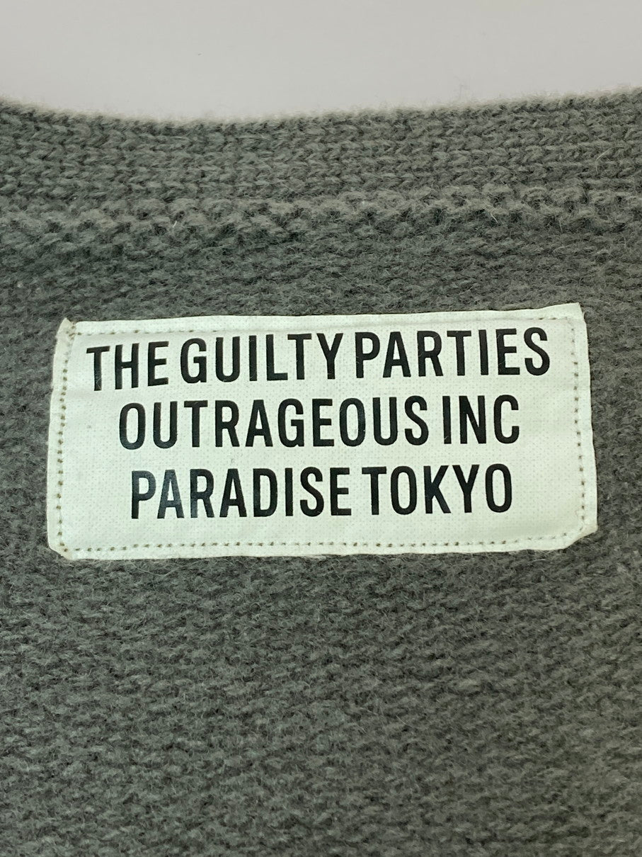 【中古品】【メンズ】 WACKO MARIA ワコマリア 20FW WOOL CARDIGAN ウールカーディガン 142-251102-zi-27-min サイズ：M カラー：グレー 万代Net店