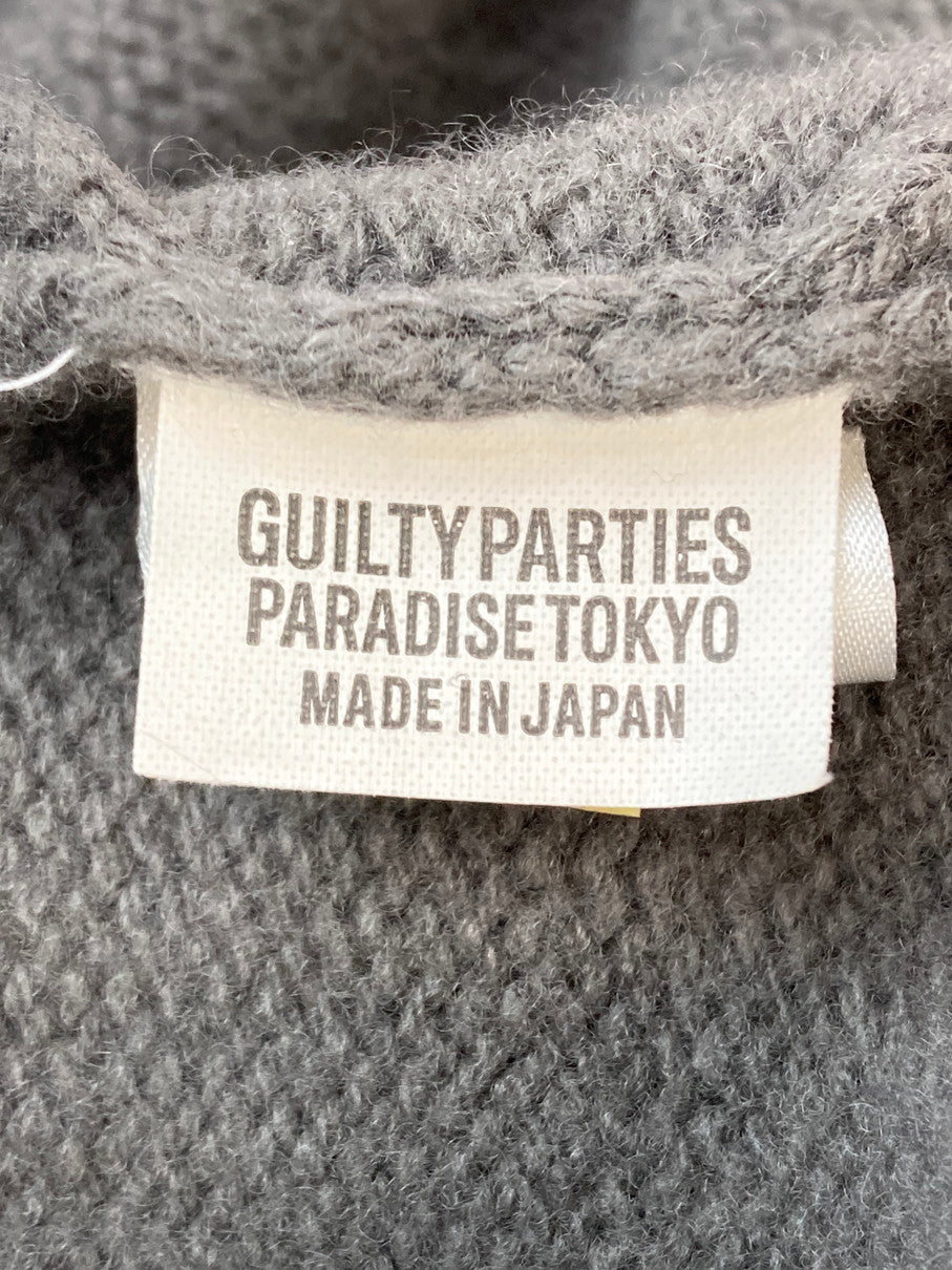【中古品】【メンズ】 WACKO MARIA ワコマリア 20FW WOOL CARDIGAN ウールカーディガン 142-251102-zi-27-min サイズ：M カラー：グレー 万代Net店