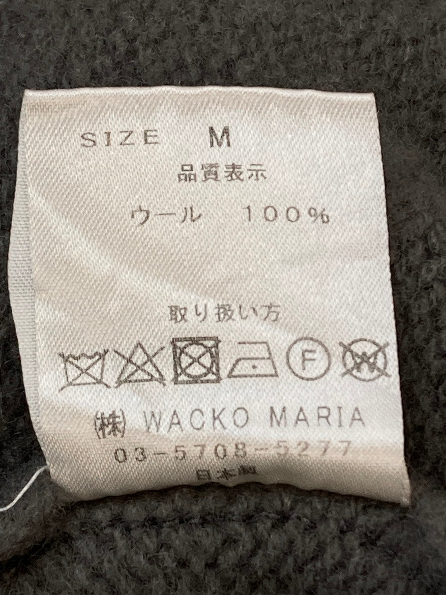 【中古品】【メンズ】 WACKO MARIA ワコマリア 20FW WOOL CARDIGAN ウールカーディガン 142-251102-zi-27-min サイズ：M カラー：グレー 万代Net店