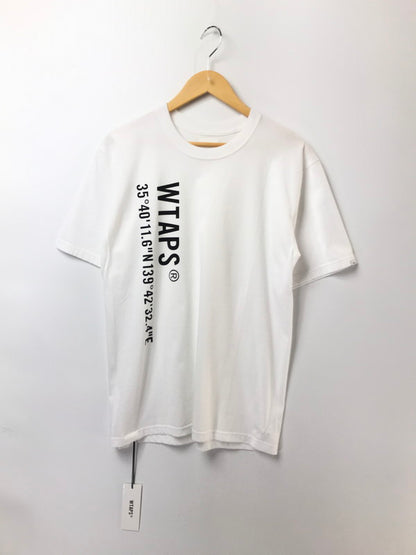 【中古品】【メンズ】 WTAPS ダブルタップス 22FW GPS S/S TEE 221PCDT-ST07S Tシャツ 半袖Tシャツ 142-260518-na-03-tagh サイズ：02 カラー：ホワイト 万代Net店